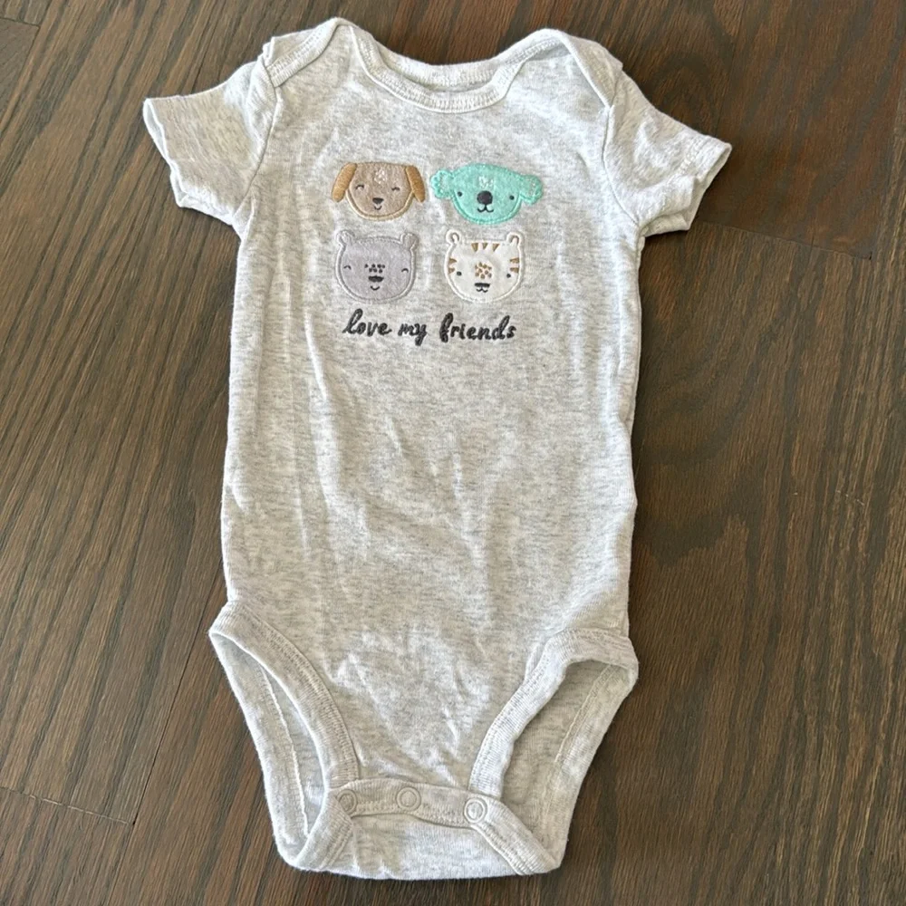 Carter’s 3-Piece Baby Animal Bodysuit & Pants Set 6M
